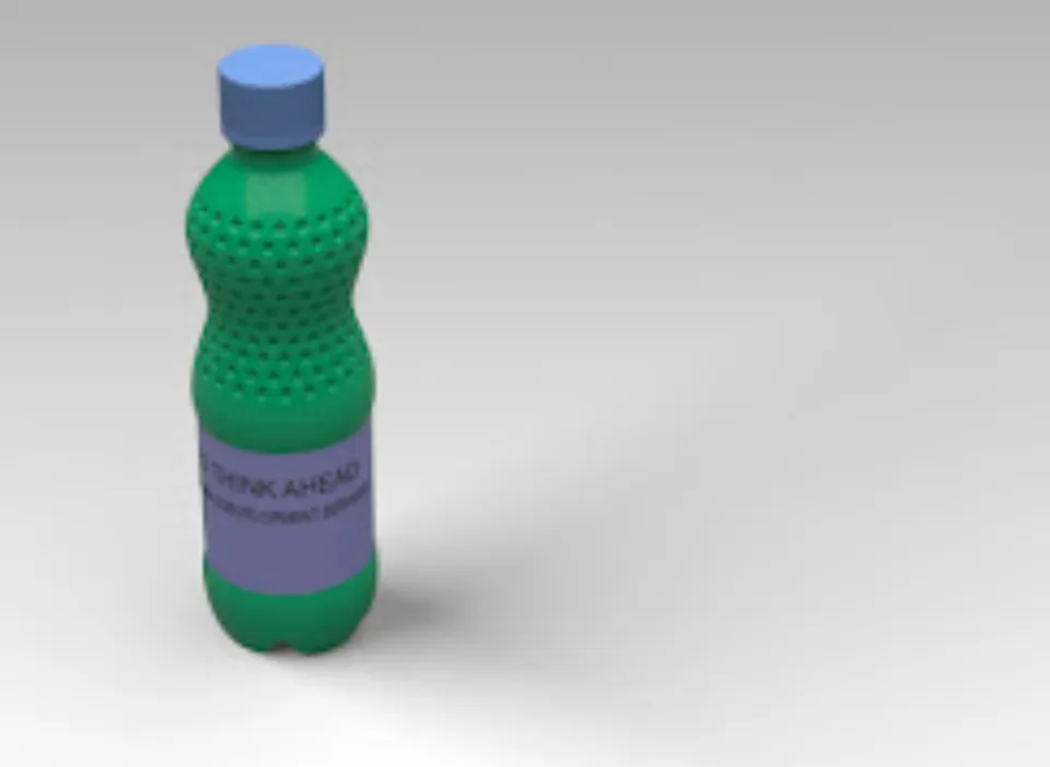 250Ml Juice Bottle by 3D Think Ahead